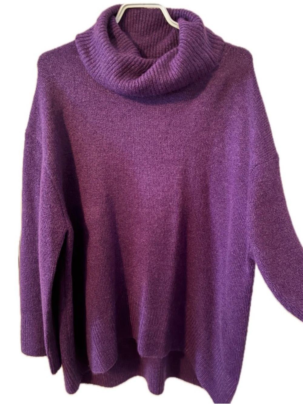Ricki’s Purple Turtleneck Women's Sweater - Cozy Knit Pullover